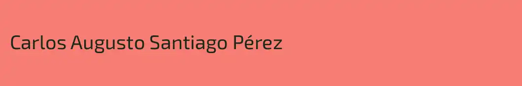 Carlos Augusto Santiago Pérez